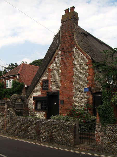 The cottage in Felpham where Blake lived from 1800 till 1803.